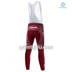 Cykelbukser 2018 Team Katusha Alpecin N001 Vinter Thermal Fleece